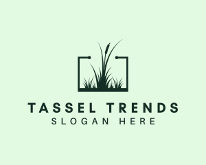 Gardening Grass Lawn logo design