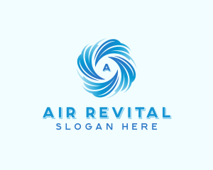 Cooling Wind Ventilation logo design