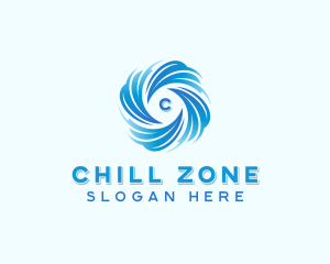 Cooling Wind Ventilation logo design