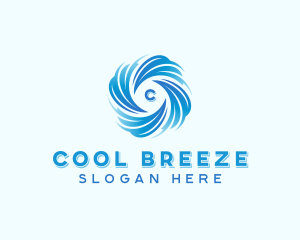 Cooling Wind Ventilation logo design