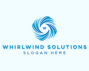 Cooling Wind Ventilation logo design