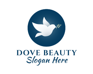 Peace Dove Bird logo