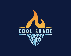 Fire Ice Cooling logo design