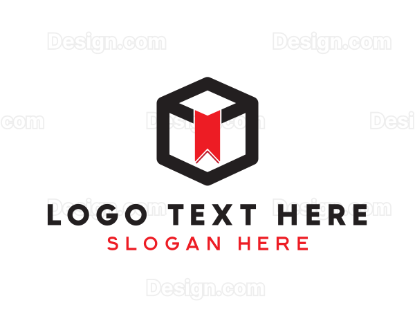 Box Cube Bookmark Logo