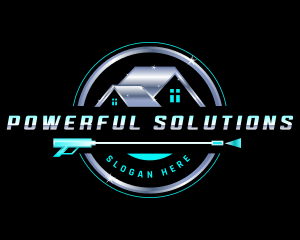 Pressure Washer Sanitation logo design