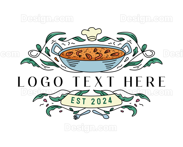 Paella Dining Restaurant Logo