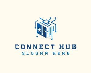 Circuit Cube Network logo design