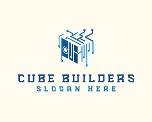 Circuit Cube Network logo design