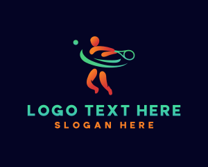 Athlete Tennis Ball logo