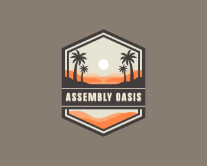 Desert Outdoor Adventure logo design