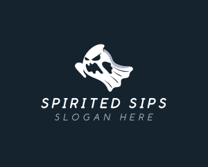 Spooky Ghost Haunted logo design