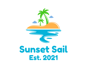 Summer Beach Island  logo