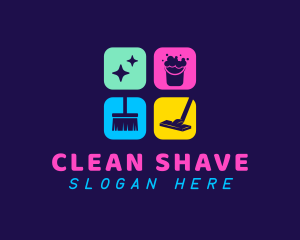 Household Cleaning Equipment logo design