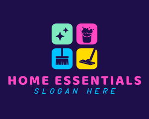 Household Cleaning Equipment logo design