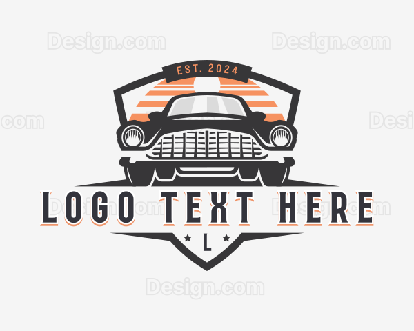 Car Driving Restoration Logo