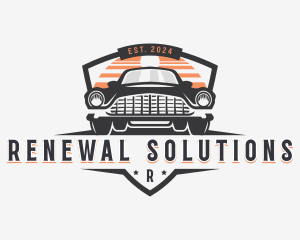 Car Driving Restoration logo design