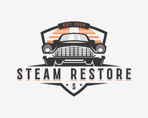 Car Driving Restoration logo design