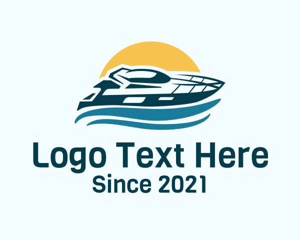 Sea Travel logo example 2