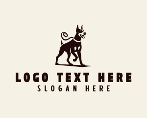 Doberman Dog Leash logo