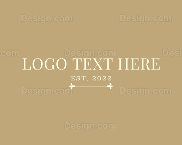 Classy Serif Wordmark Logo