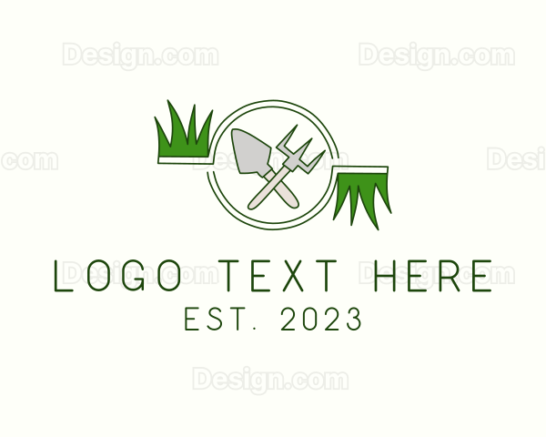 Lawn Gardening Tools Logo