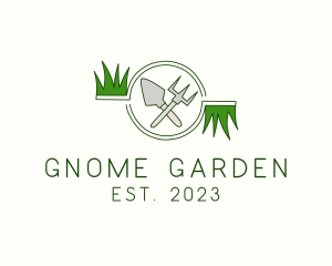 Lawn Gardening Tools logo design