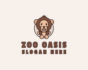 Monkey Chimpanzee Zoo logo design