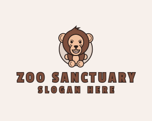 Monkey Chimpanzee Zoo logo design