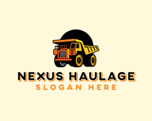 Truck Haul Construction logo design