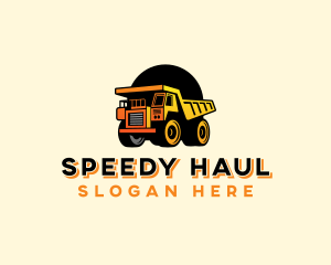 Truck Haul Construction logo design