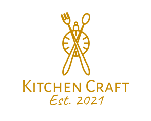 Kitchen Utensil Timer  logo design