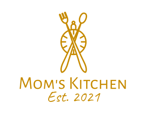 Kitchen Utensil Timer  logo design