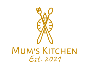 Kitchen Utensil Timer  logo design