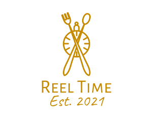 Kitchen Utensil Timer  logo design