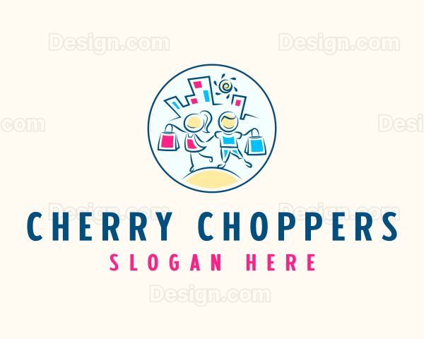 Shopping City Bag Logo