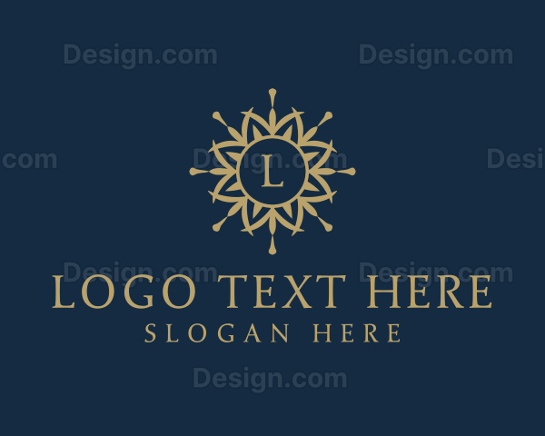 Elegant Mandala Flower Logo