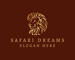 Lion Wildlife Safari  logo design