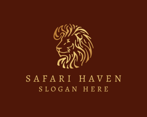 Lion Wildlife Safari  logo design