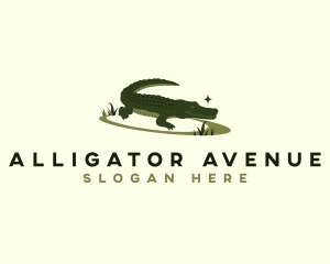 Nature Jungle Crocodile logo