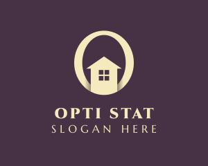 Real Estate Letter O logo design