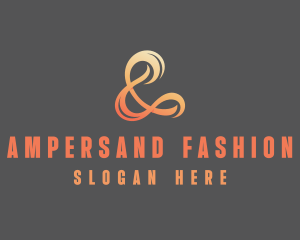 Stylish Script Ampersand  logo