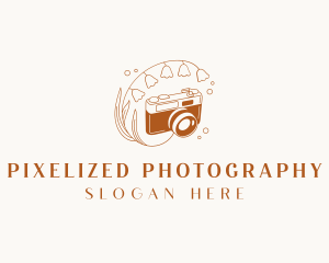 Flower Camera Studio logo design