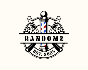 Barber Pole Razor logo