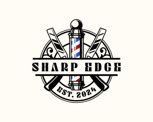 Barber Pole Razor logo