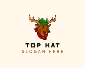 Outdoor Moose Camper logo design