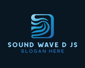 Digital Technology Wave Company logo design