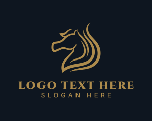 Luxury Stallion Horse logo