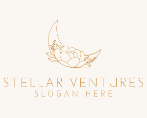 Lunar Fashion Flower logo design