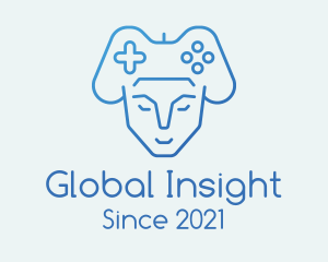 Blue Humanoid Gamer logo