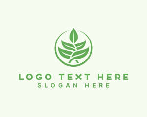 Leaf Plant Gardening Logo